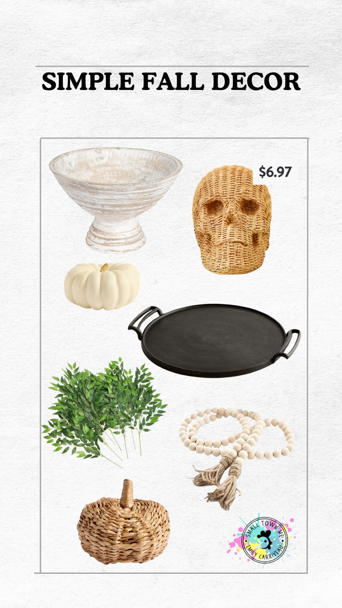 simple neutral fall decor inspo! 
love these simple decor pieces 

#LTKHome #LTKSeasonal #LTKFindsUnder50