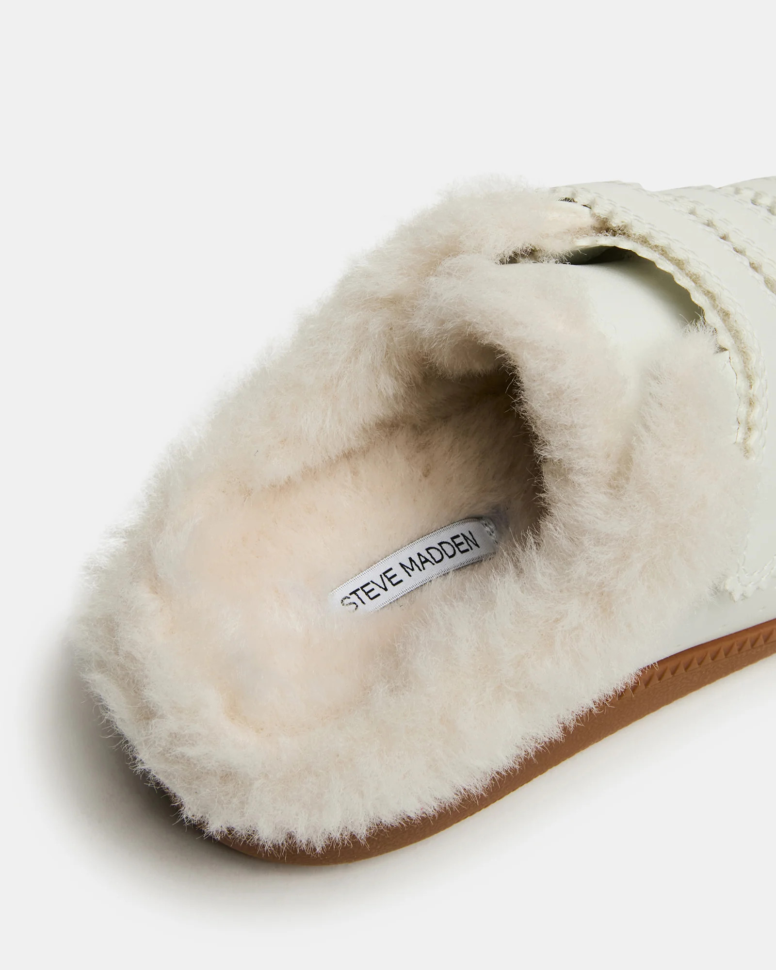 BECA White Mule Slip-On Velcro Low-Top Women's Sneaker | Steve Madden (US)