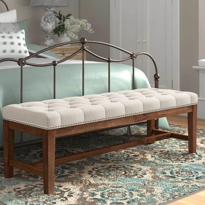 Anson Polyester Upholstered Bench | Wayfair North America
