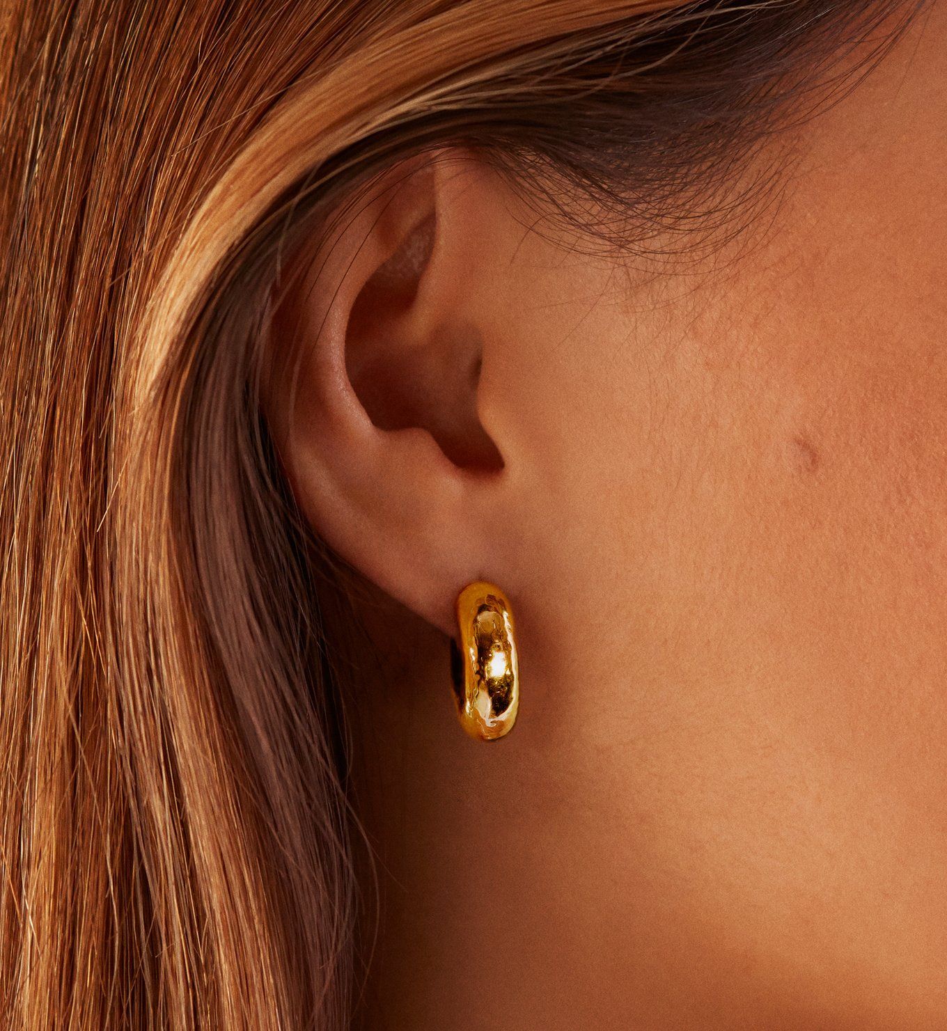 Siren Muse Chunky Small Hoop Earrings | Monica Vinader (Global)