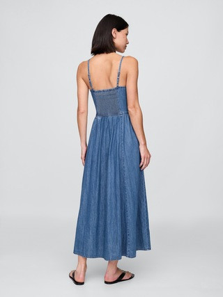 Denim Seamed Maxi Dress | Gap (US)