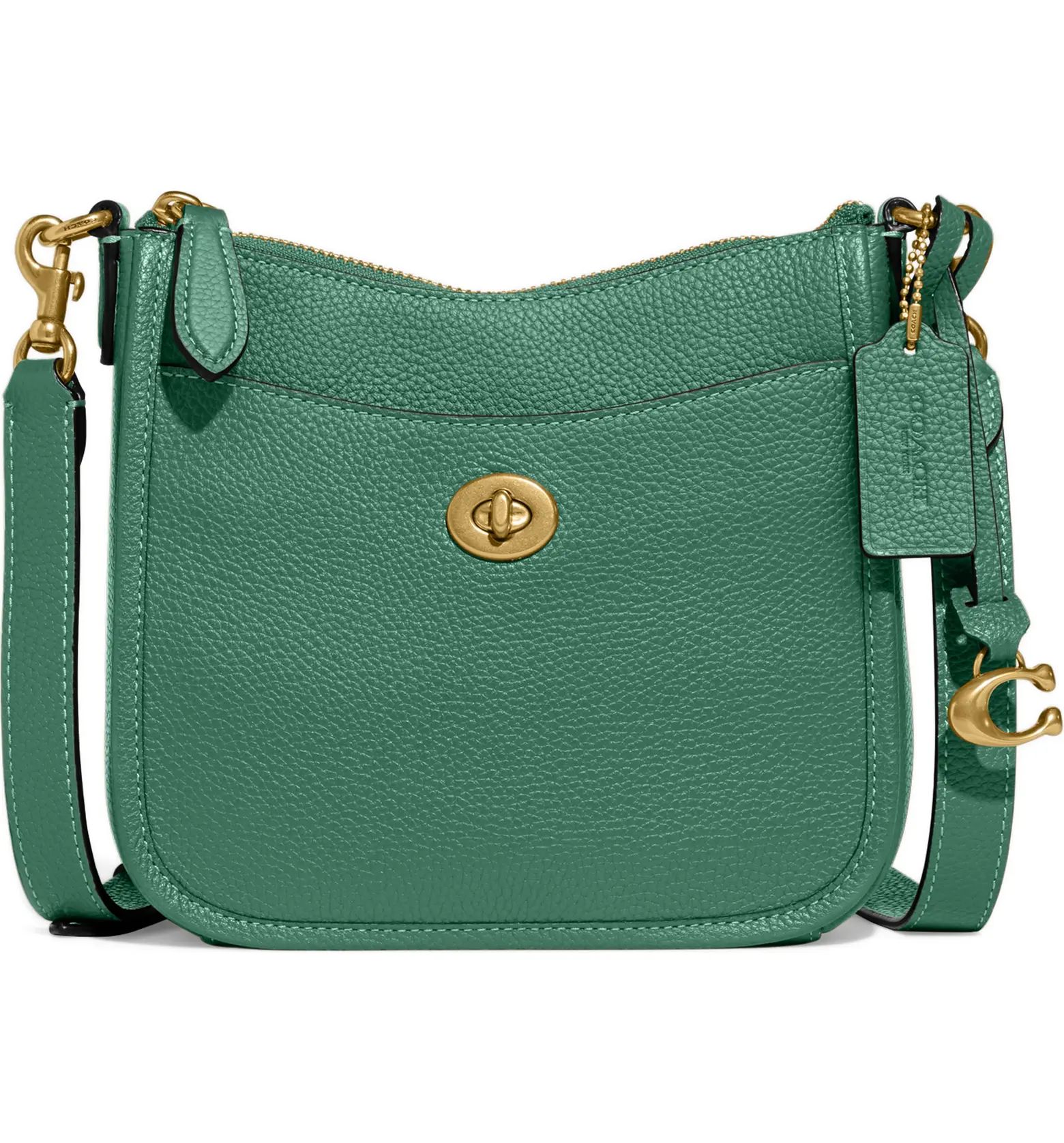 Chaise Pebble Leather Crossbody Bag | Nordstrom