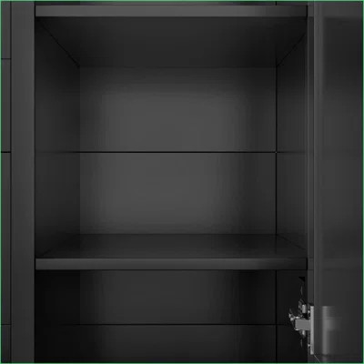 Hall Tree, 85.2''H Modern Entryway Storage with Bench, 3 Hooks, 4 Cabinets, Drawer | MDF | Wayfair North America