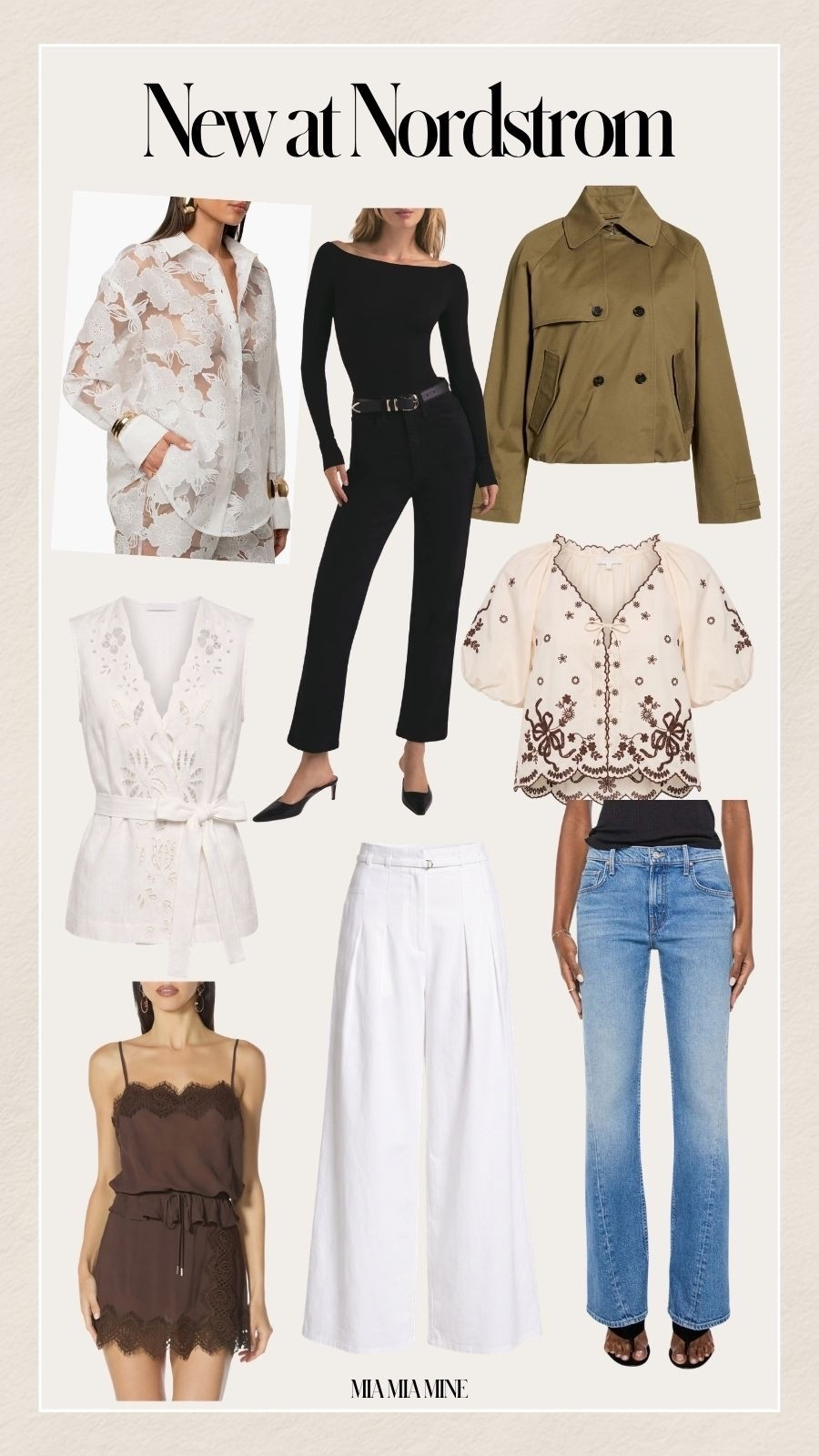 Nordstrom new arrivals
Mother jeans, lace tops, summer tops, chic outfit ideas for women in their 40s, rails jacket

#LTKSaleAlert #LTKOver40 #LTKootd