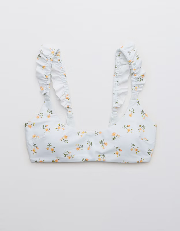 Aerie Ruffle Scoop Bikini Top | American Eagle Outfitters (US & CA)