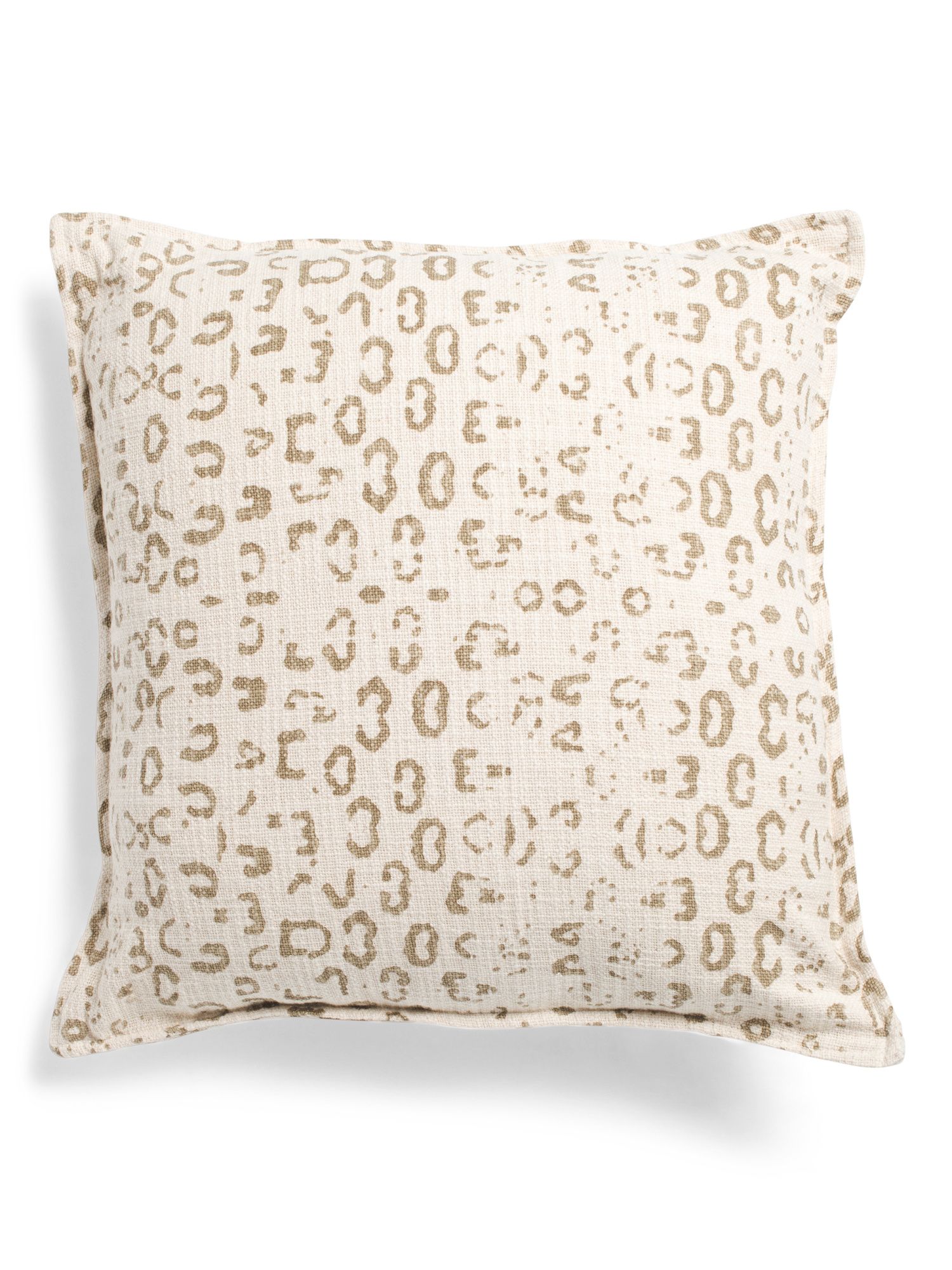 22x22 Textured Leopard Print Pillow | TJ Maxx