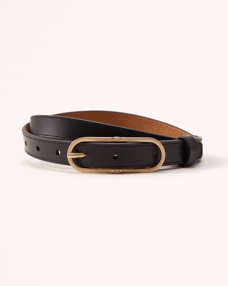 Women's Oval Buckle Belt | Women's Accessories | Abercrombie.com | Abercrombie & Fitch (US)