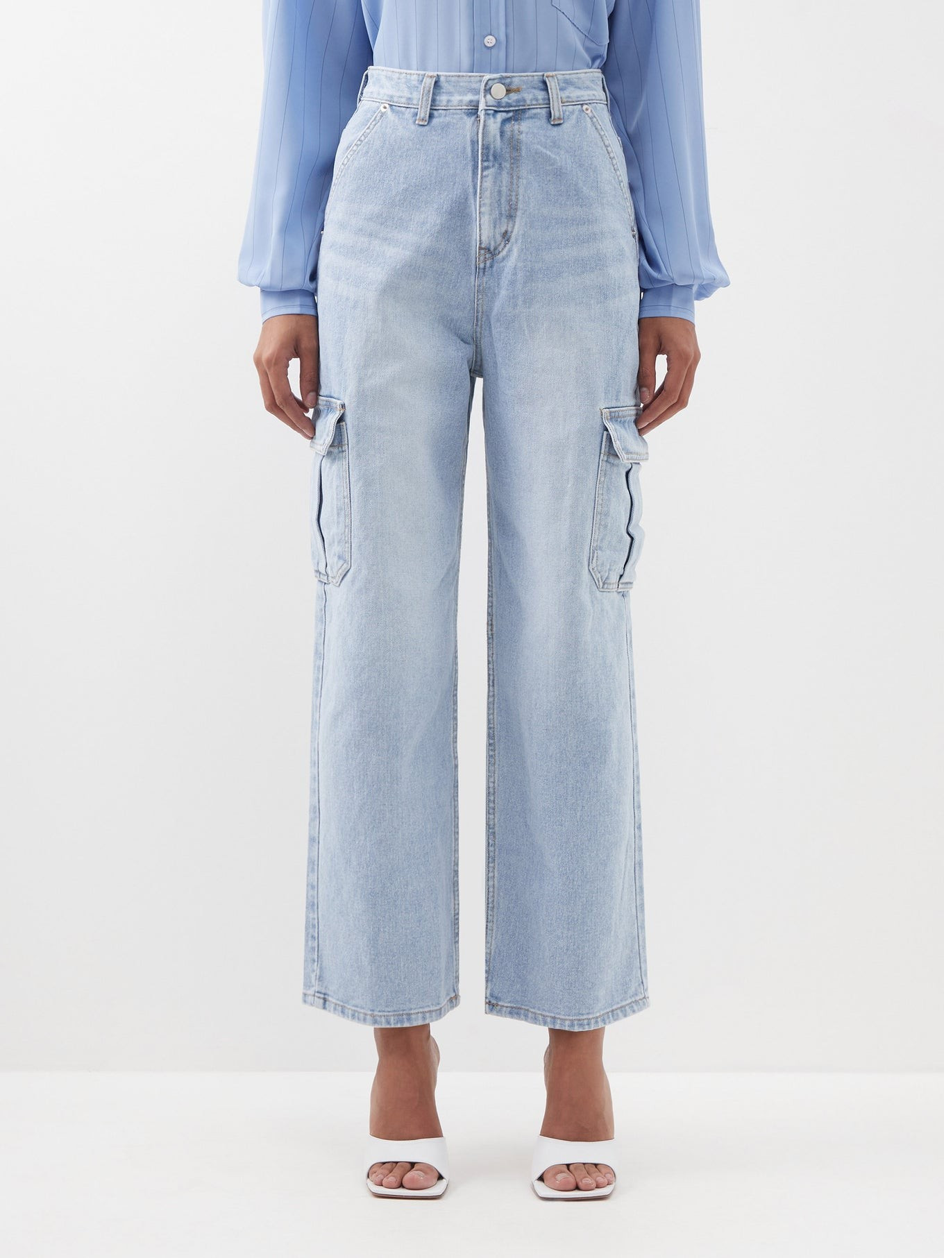 Kai cargo-pocket wide-leg jeans | The Frankie Shop | Matches (US)