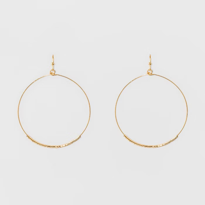 Hoop Earrings - A New Day™ Gold | Target