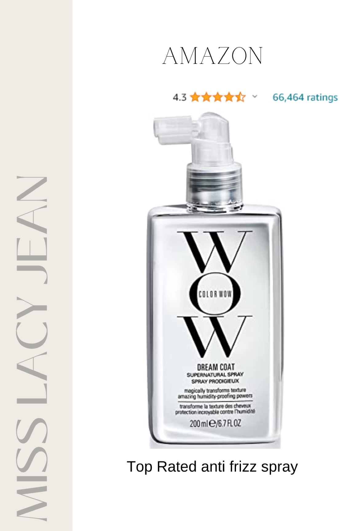 Amazon beauty 
Top rated anti frizz spray 

#LTKGiftGuide #LTKfindsunder50 #LTKbeauty