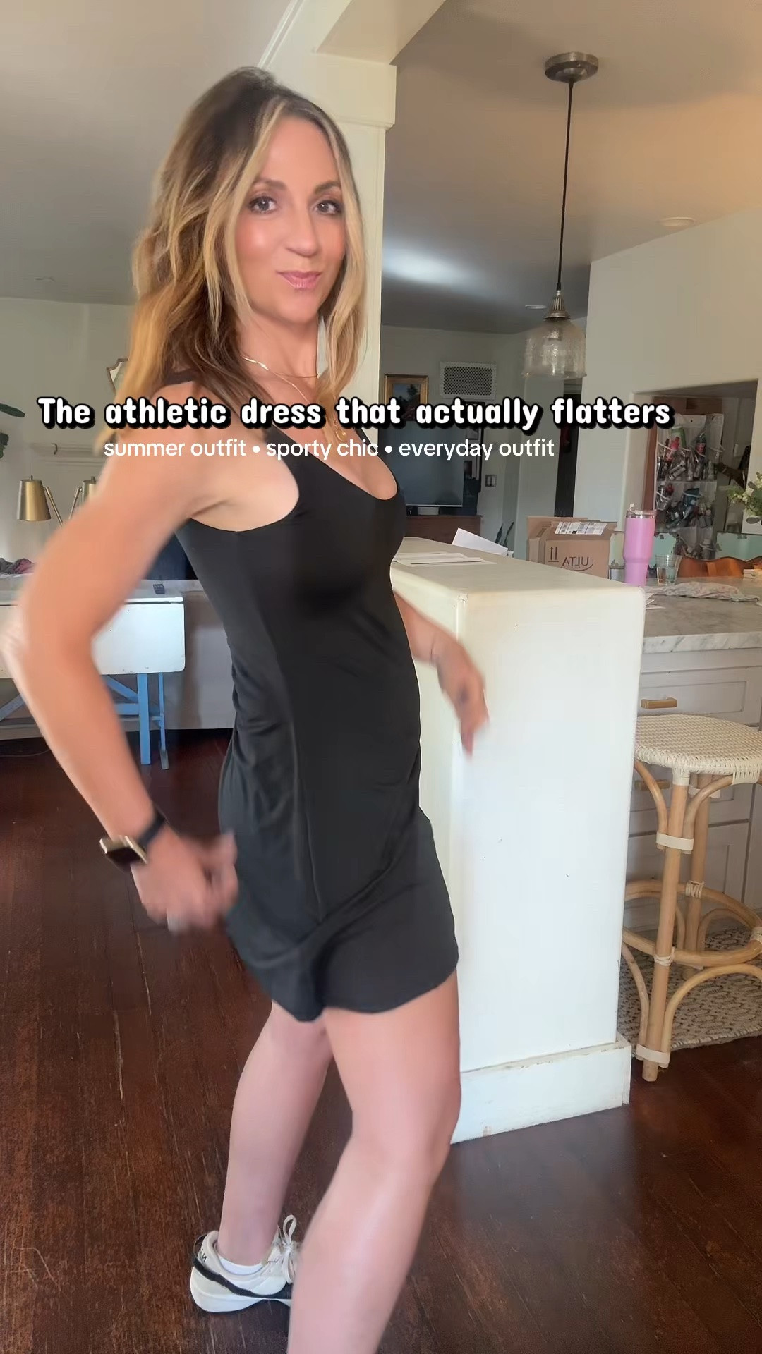 This athletic dress has become one of my favorite summer outfits for travel lately 🖤 The fabric is lightweight, sweat-proof, easy to pack, and stays looking smooth without wrinkling, which makes it perfect for travel outfits and vacation outfits beach days. I love that I can wear it one day for sightseeing and throw it on the next morning for a walk or workout without even thinking twice.

It has such a flattering fit, built-in shorts, and comes in so many fun summer colors too. Definitely one of those summer dresses that makes getting dressed easy whether you’re heading to the beach, running errands, grabbing coffee, or styling it for casual date night outfits on vacation.

summer outfits • travel outfits • athletic dress • vacation outfits beach • summer dresses • date night outfits

#LTKActive #LTKTravel #LTKfitnessgoals