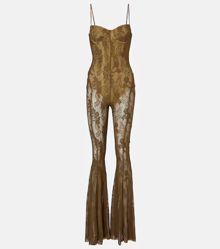 Floral lace jumpsuit | Mytheresa (US/CA)
