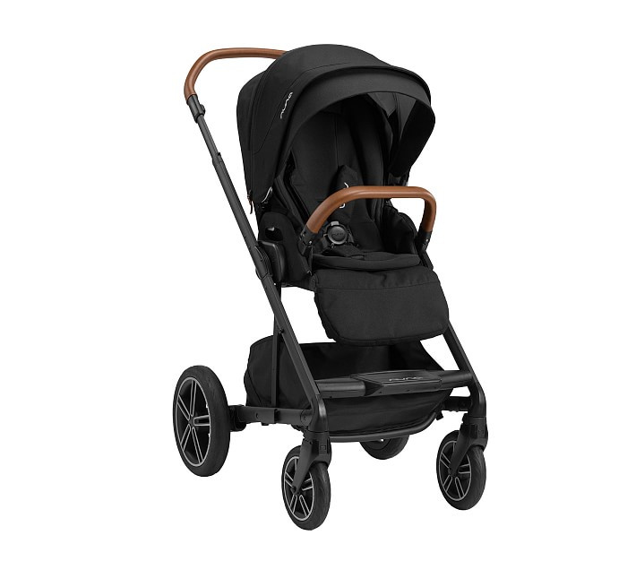 Nuna MIXX™ Next Stroller, Caviar (magnetic buckle) | Pottery Barn Kids