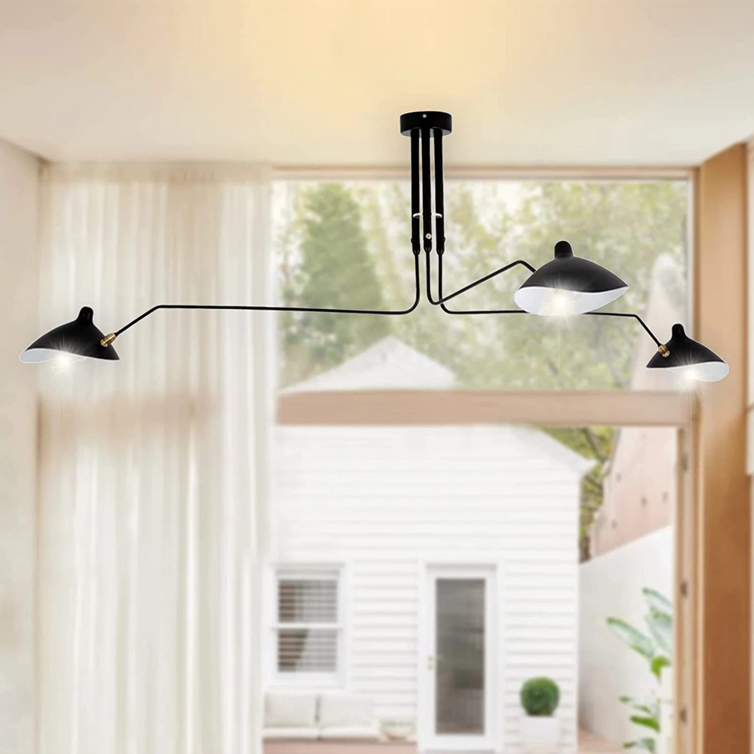 George Oliver Johndrea 3 - Light Unique Classic LED Chandelier with Wrought Iron Accents & Review... | Wayfair North America