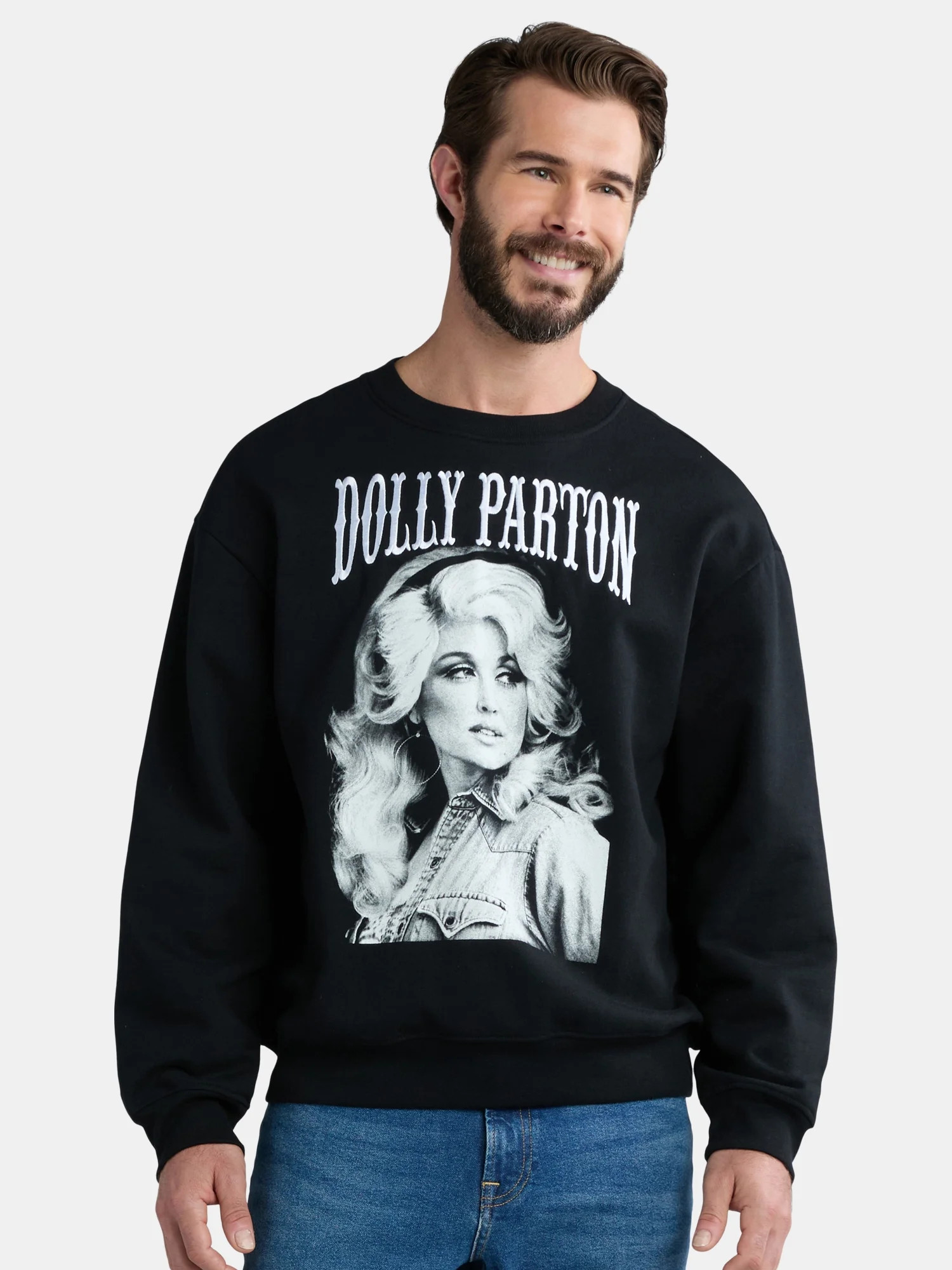 Dolly Parton, Men's & Big Men's Graphic Sweatshirt, Sizes XS-3X | Walmart (US)