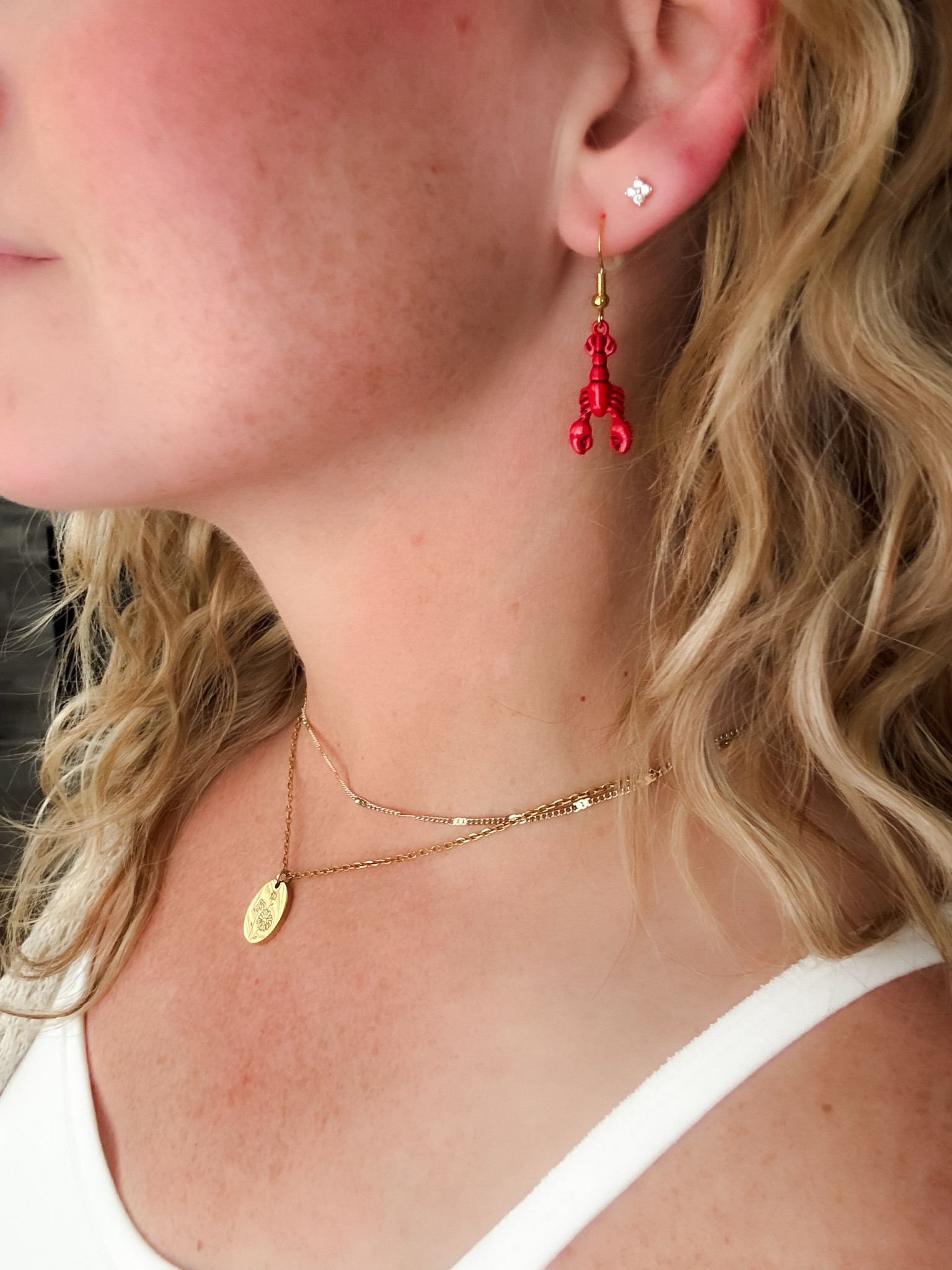 Cutest little lobster earrings! 


vacation outfits, tropical outfits, beach outfits, beach clothes, resort wear 2026, summer outfits, beach vacation outfit, coastal jewelry, 

#LTKPetite #LTKootd #LTKSaleAlert