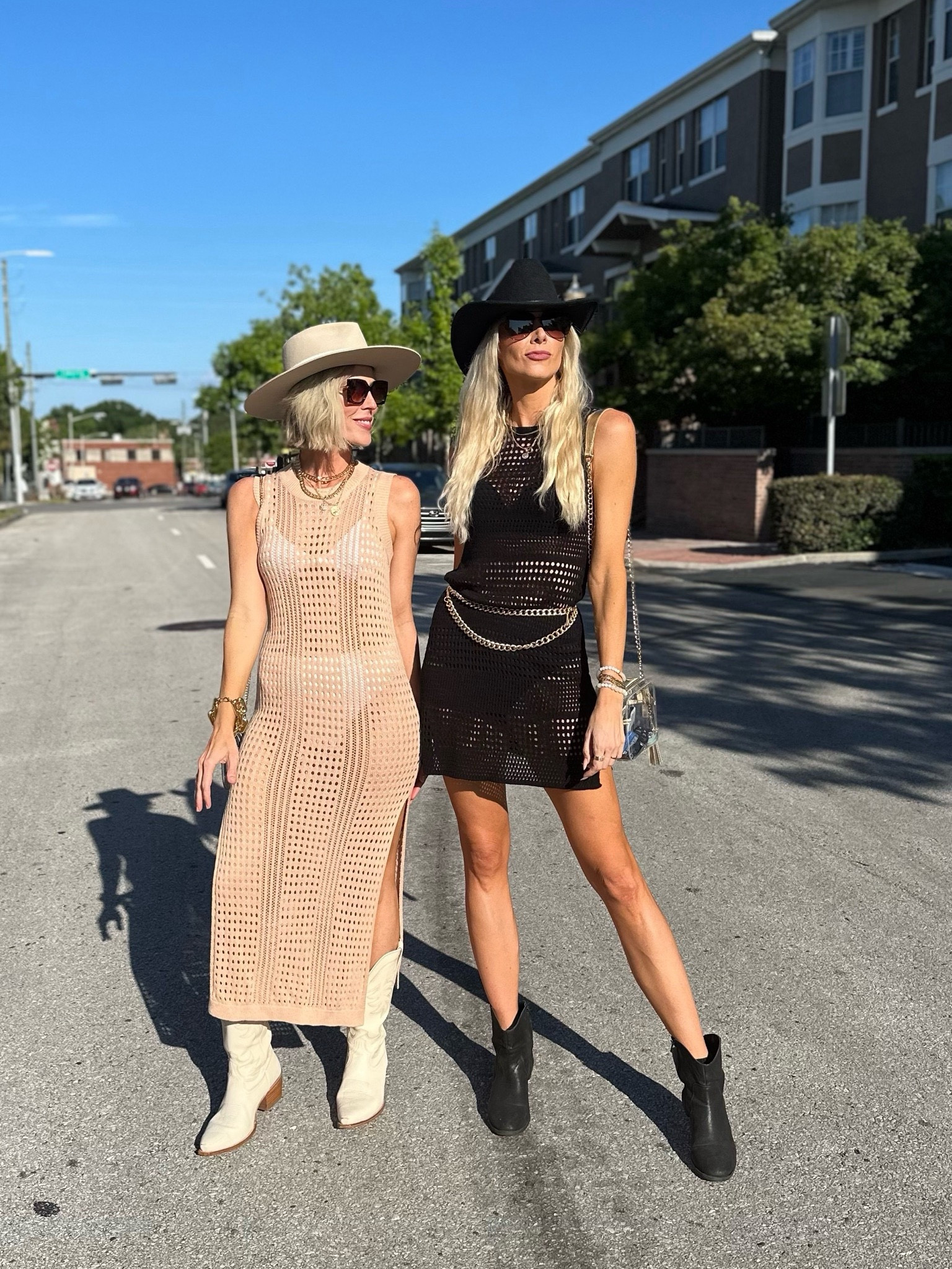 What to Wear in Nashville. Bachelorette Outfit ideas for country theme. Nashville outfits. Country western women’s outfits for Nashville. How to dress in Nashville. Crochet dresses for country outfits. 

Both dresses in size small. Linked exact dresses and suits as well as similar options available now. Custom cowboy hats from Nashville  

#LTKWedding #LTKFindsUnder100 #LTKSummerSales