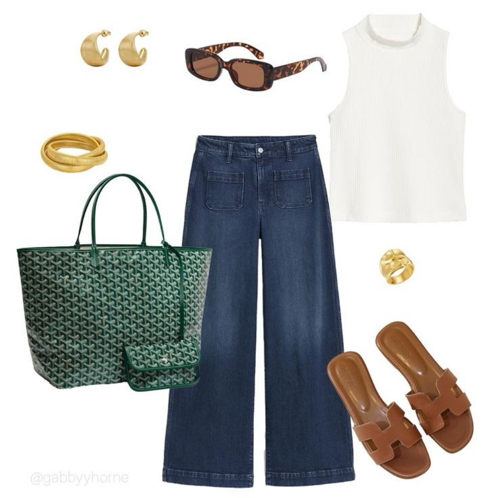 Obsessed with the Hermes dupes from Steve Madden🤩 The simple jeans and tank top with a statement bag is *chefs kiss*

#LTKShoeCrush #LTKStyleTip #LTKItBag