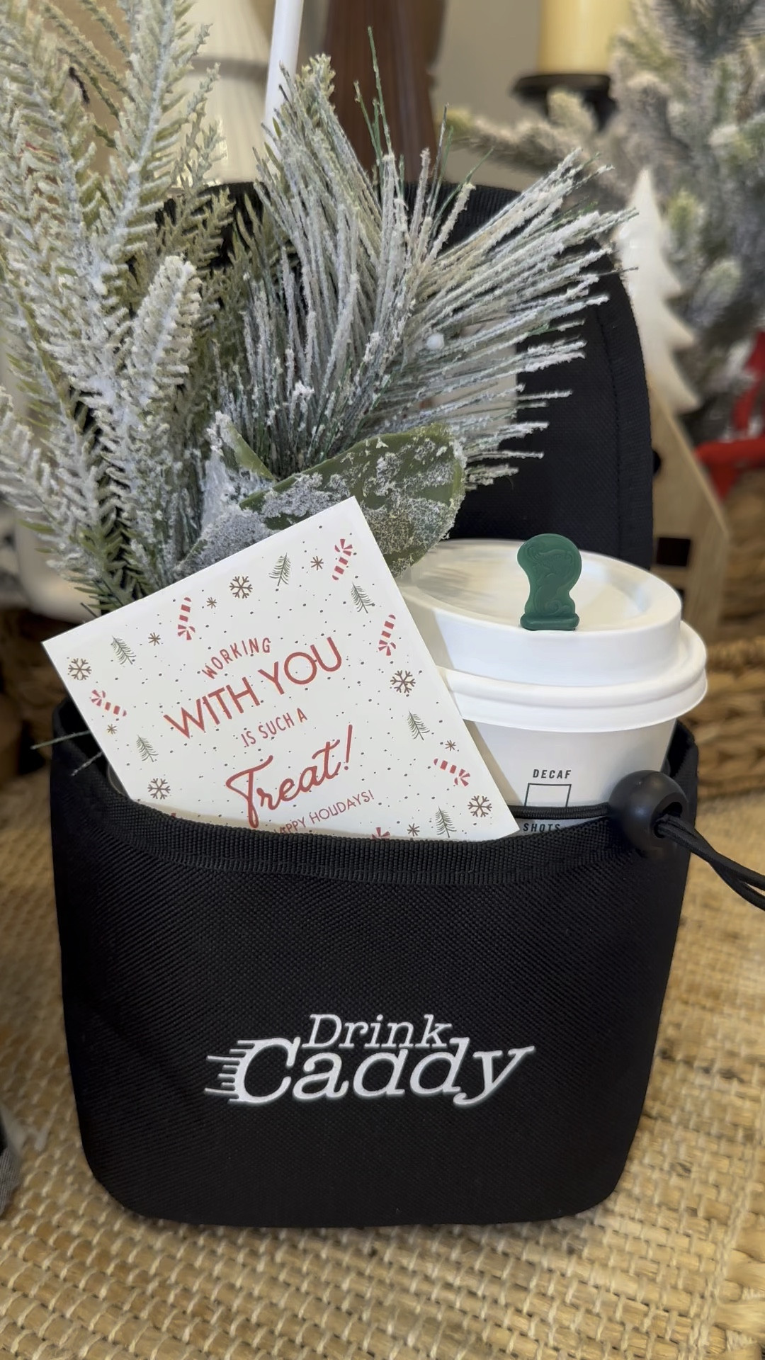 This drink caddy is such a fun gift idea! Perfect for that person who is always juggling their coffee, tumbler & soda! The inside is adjustable to hold your beverages securely. Happy Gifting!🎄❤️
PS - the photo shows a purple tumbler- click on the image for the stripe one🎁

#LTKGiftGuide #LTKSeasonal #LTKHoliday