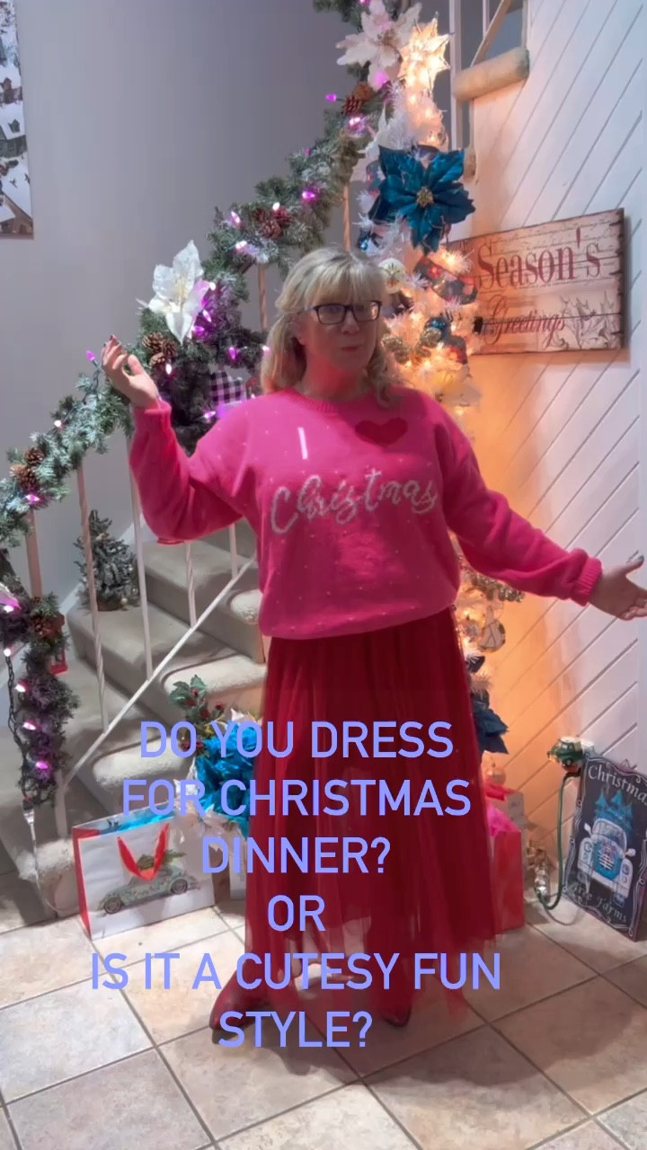 My holiday style is let’s dress up but let’s still stay in the spirit of the holiday. Tulle skirts and Christmas sweaters make me happy. What is your style? 

#LTKSeasonal #LTKmidsize #LTKHoliday