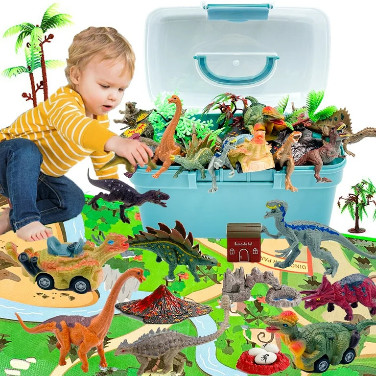 Dinosaur Toys, Toys for Kids Girls Boys 3-6 Years, Educational Realistic Dinosaur Play Set, Gift ... | Walmart (US)