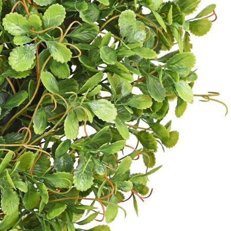 Coolmade Artificial Green Leaves Wreath - 17" Front Door Wreath Boxwood Wreath for Wall Window Pa... | Walmart (US)