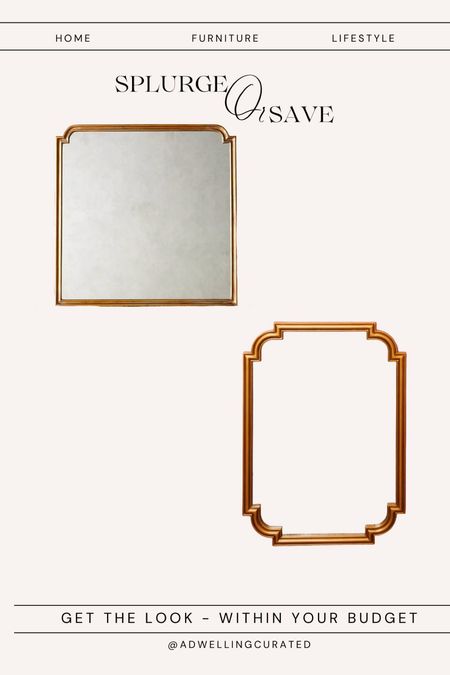 Brass mirror. Gold mirror. Bathroom mirror 

#LTKsalealert #LTKhome