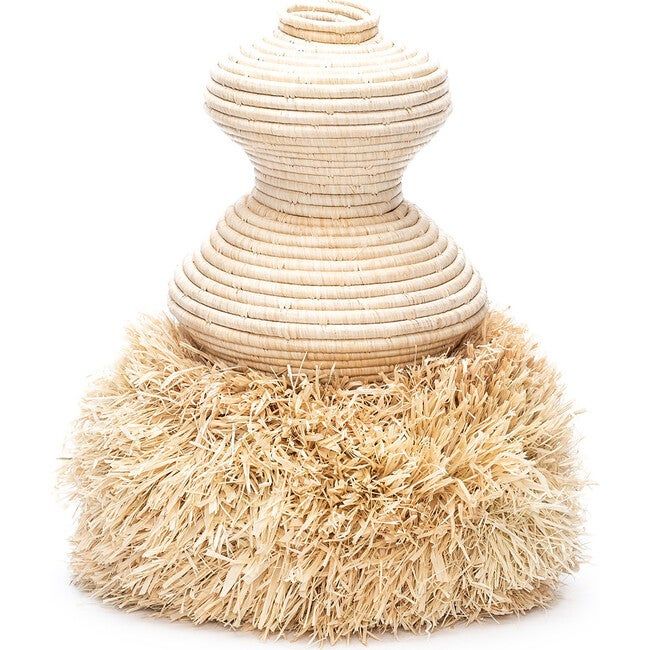 KAZI Goods | Ngamia Floor Basket, Natural | Maisonette | Maisonette