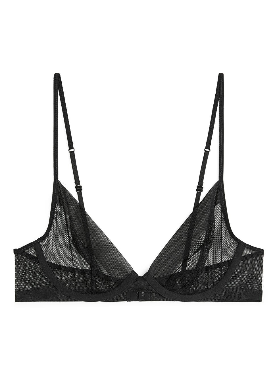 Bügel-BH aus Mesh - Schwarz - Underwear & Loungewear - ARKET DE | ARKET (US&UK)