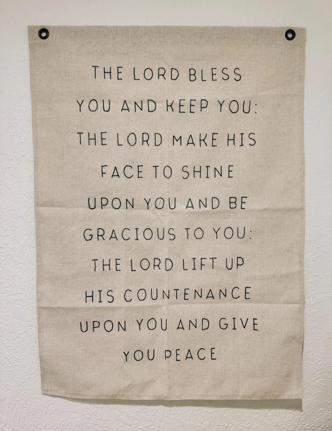 The Lord Bless You Canvas Flag Scripture Wall Decor Canvas Banner Christian Tapestry Wall Art Chr... | Etsy (US)