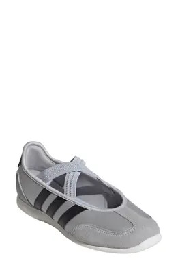 adidas Barreda Mary Jane Flat in Core White/Core Black/Gum 3 at Nordstrom Rack, Size 7 | Nordstrom Rack