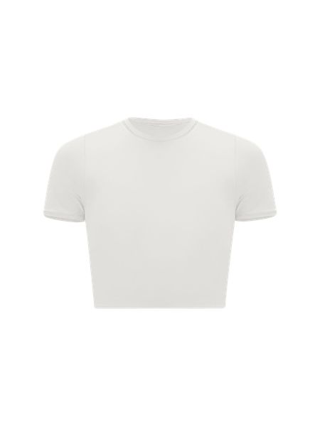 Wundermost Ultra-Soft Nulu Crewneck Cropped T-Shirt | Lululemon (US)