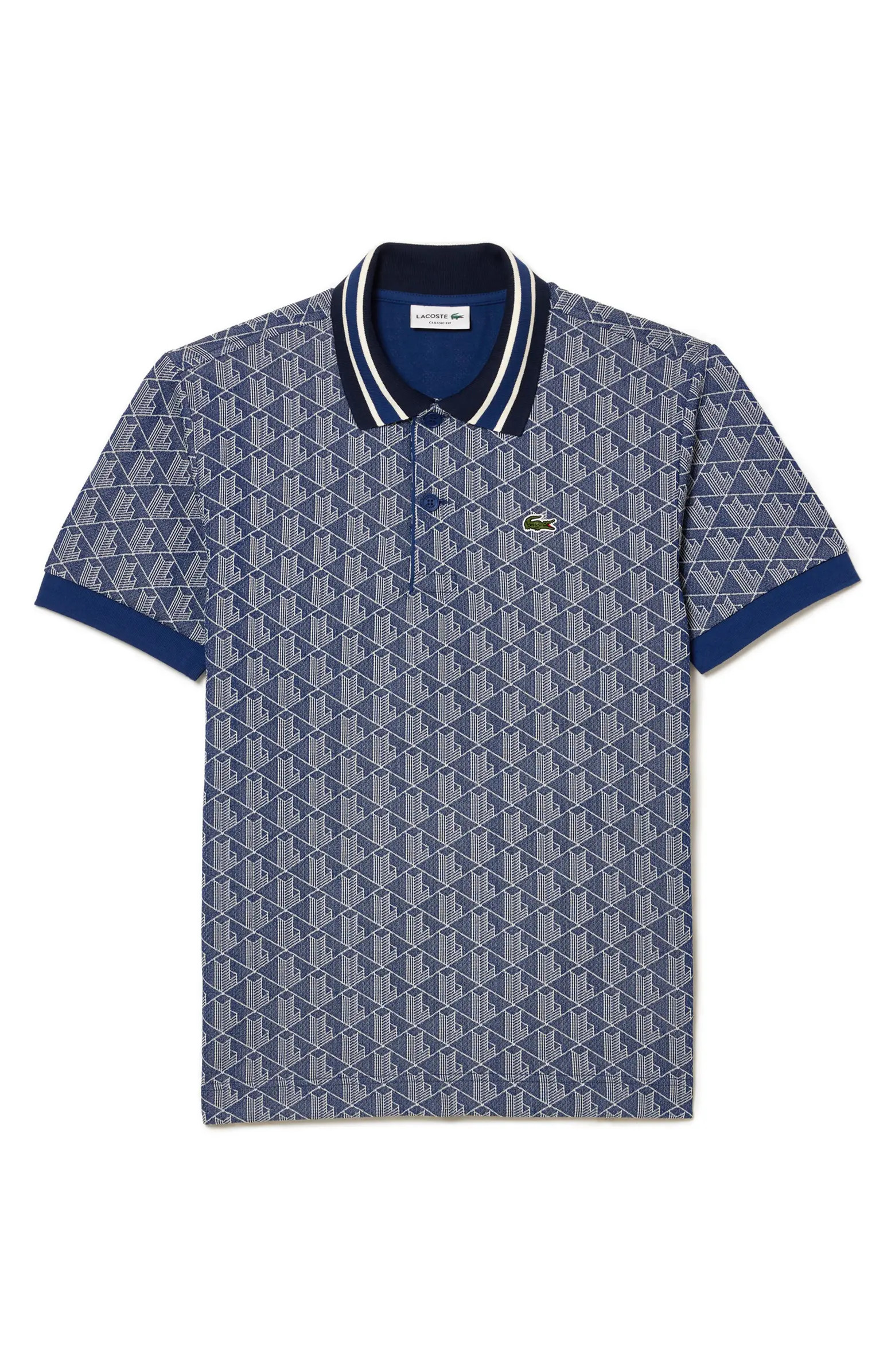 Monogram Jacquard Polo | Nordstrom