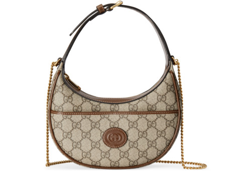 Half-moon-shaped mini bag with Interlocking G | Gucci (US)
