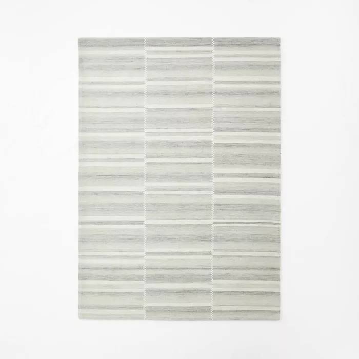 Mountainside Mixed Striped Gray - Threshold™ designed with Studio McGee | Target