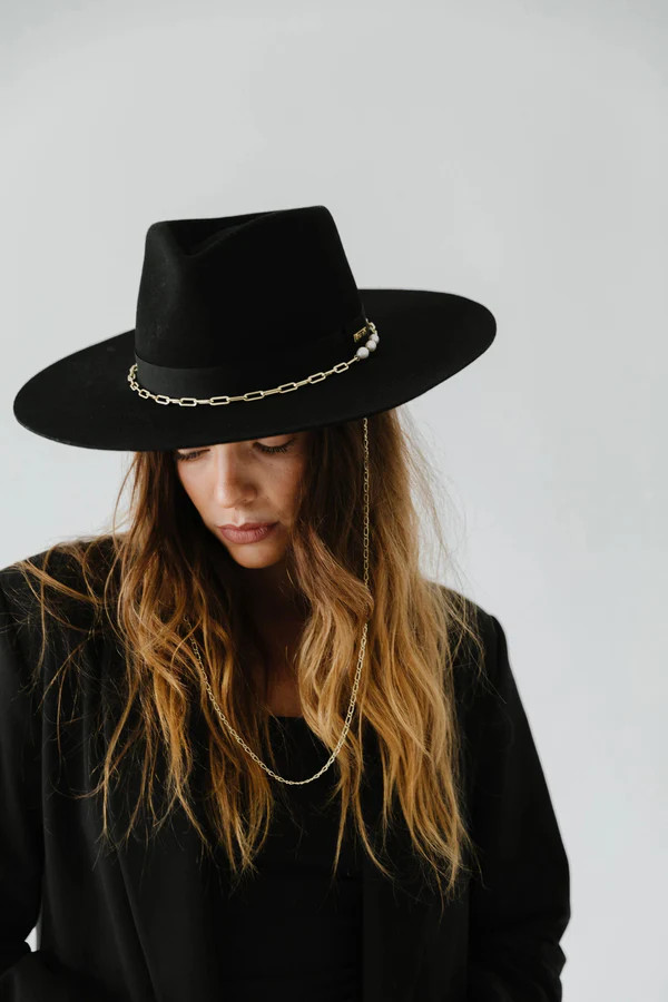 Raine Wide Brim Fedora | Gigi Pip