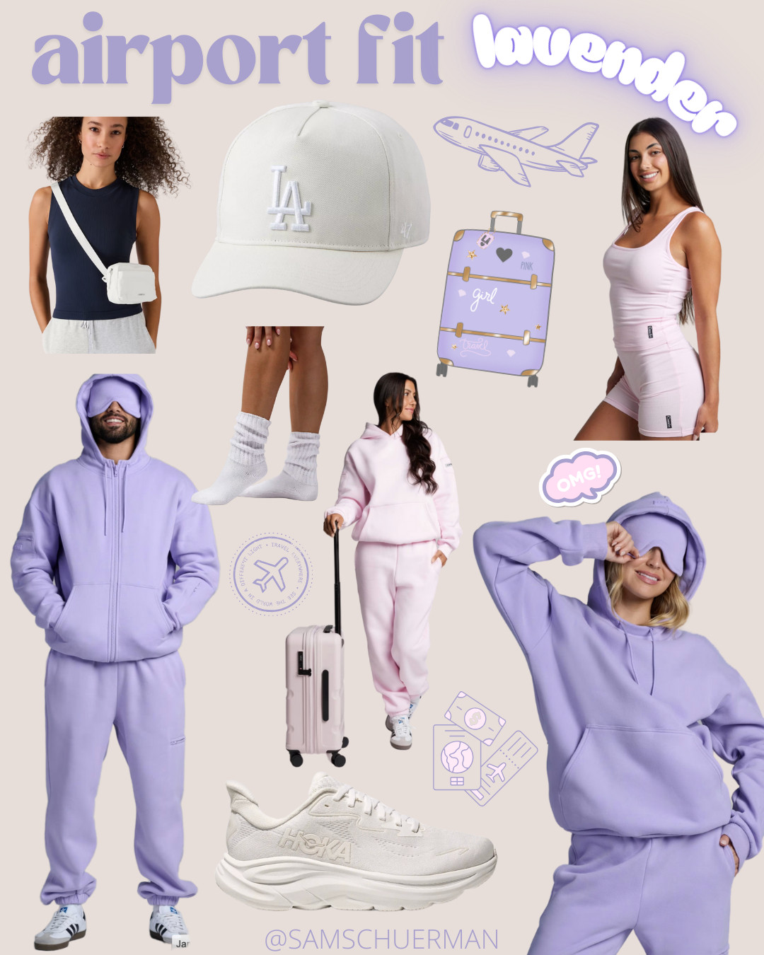 Airport fit (lavender edition) 💜 

 #LTKSaleAlert #LTKFindsUnder100 #LTKTravel