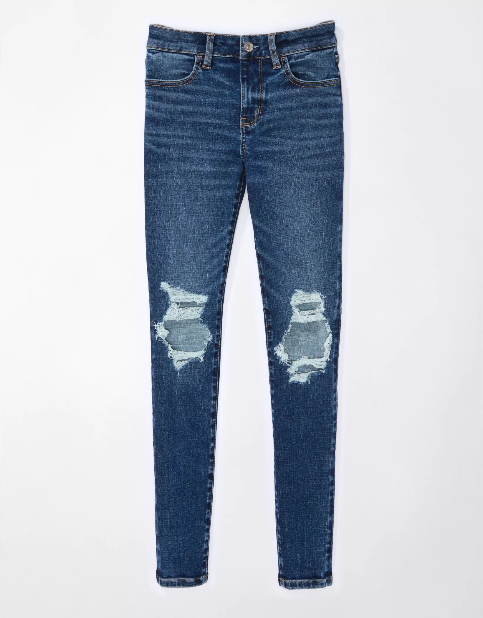 AE Next Level Low-Rise Ripped Jegging | American Eagle Outfitters (US & CA)