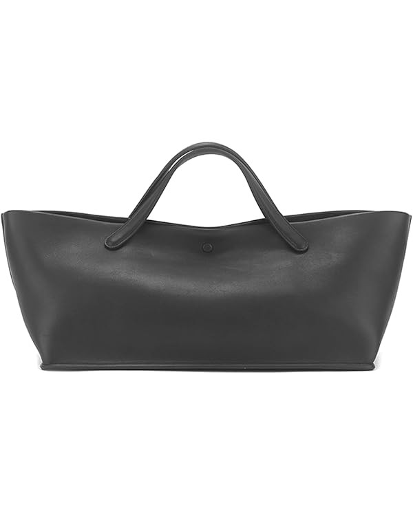 Genuine Leather Top Handle Tote Bags, Leather Satchels Bag,Casual Shoulder Hobo commuter Bag Wate... | Amazon (US)