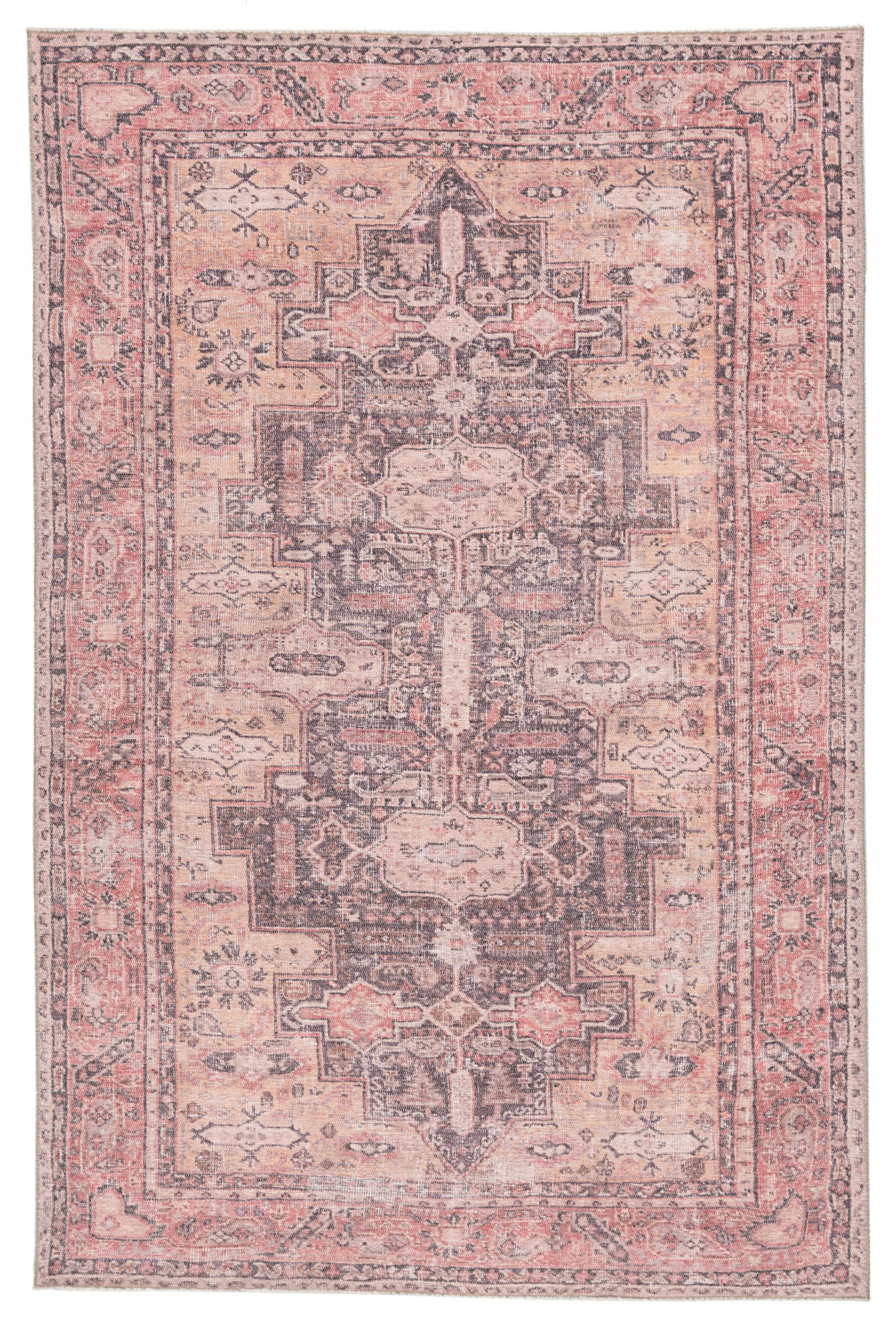 Carlita Oriental Pink Area Rug | Wayfair North America