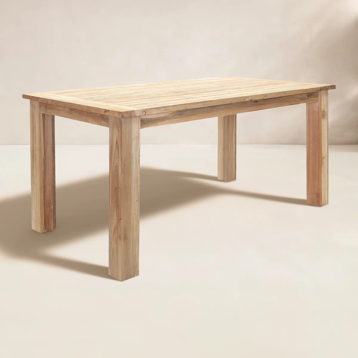 Morones 94" Teak Wood Dining Table | Wayfair North America