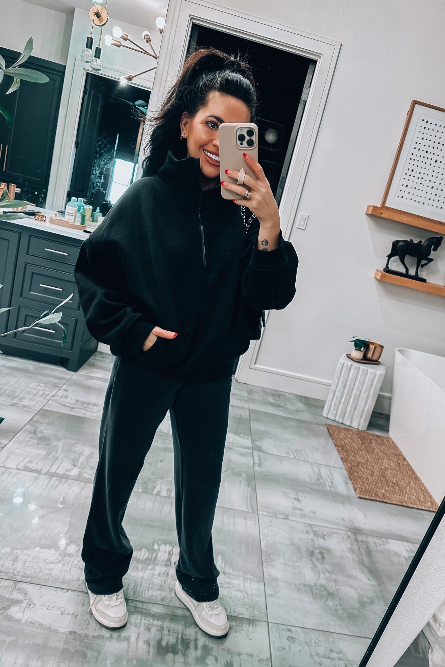 Size Xs/s in scuba lululemon pullover, size 4 in softstreme pants - sports mom outfit 

#LTKstyletip #LTKtravel #LTKfamily