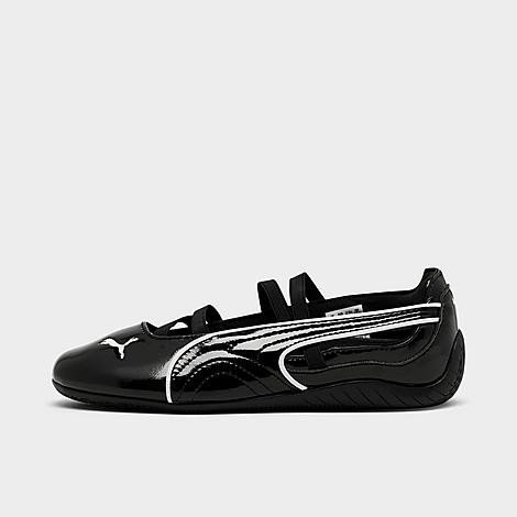 Women's Puma Speedcat Ballet Shoes in Black Glossy Size: 7.0 | Finish Line (US)