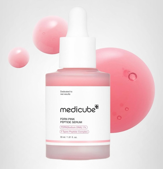 medicube Salmon DNA PDRN Pink Peptide Serum, Pink glow serum, Peptide, Niacinamide, Hydrating & Moisturizing & Firming, Uneven Skin Tone, Korean Skincare | 1.01 fl.oz. (1.01 fl.oz., Salmon DNA PDRN) 

 #LTKGiftGuide #LTKHoliday #LTKselfcare