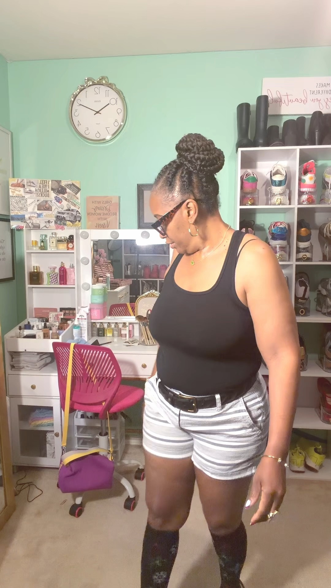 Today I was wearing some shirts, tank top and tennis shoes to work on the food truck.

#LTKgrwm #LTKootd #LTKdayinmylife