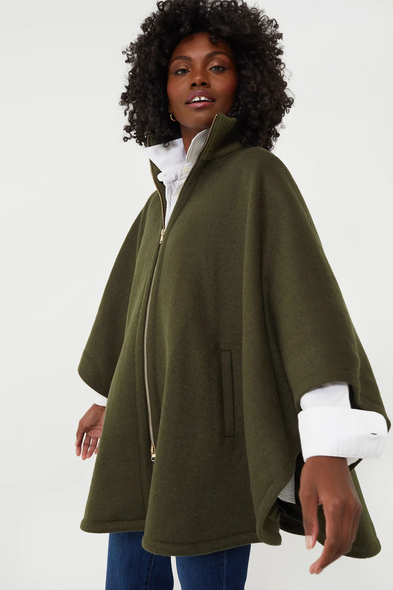 Olive Full Zip Huntington Cape | Tuckernuck (US)