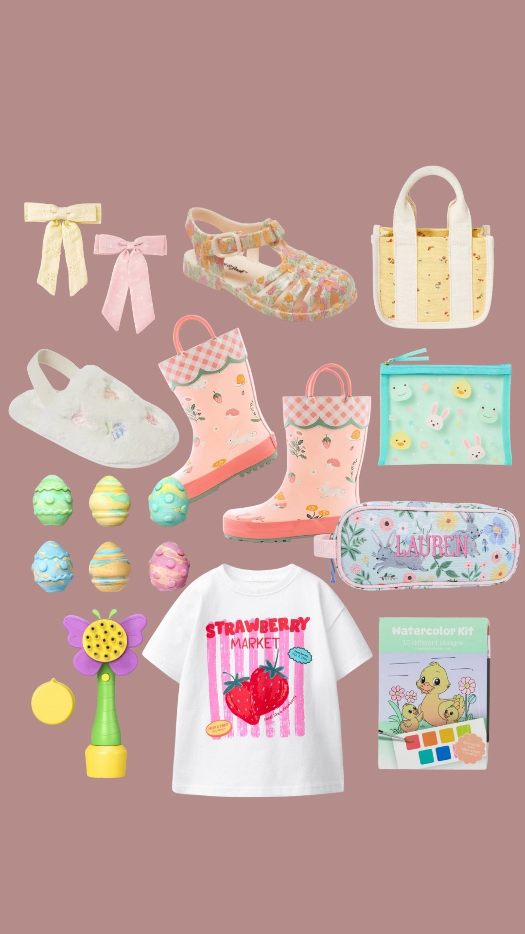 Easter basket ideas for a toddler girl! 🐣 