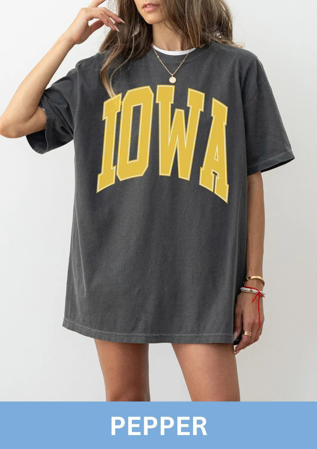 Iowa Comfort Colors Shirt, Game Day Shirt, Iowa Football, Varsity Letter, Vintage Iowa Shirt, Iow... | Etsy (US)