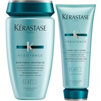 Kérastase Resistance Strengthening Shampoo & Conditioner Set for Damaged, Brittle Hair with Vita-Ciment Complex | Look Fantastic (UK)