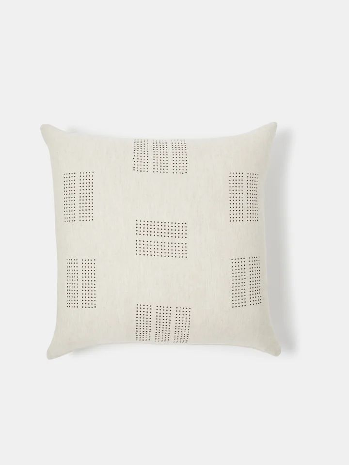 Mini Dot Block Print Pillow | Verishop